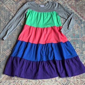 Hanna Andersson Tiered Ruffled dress